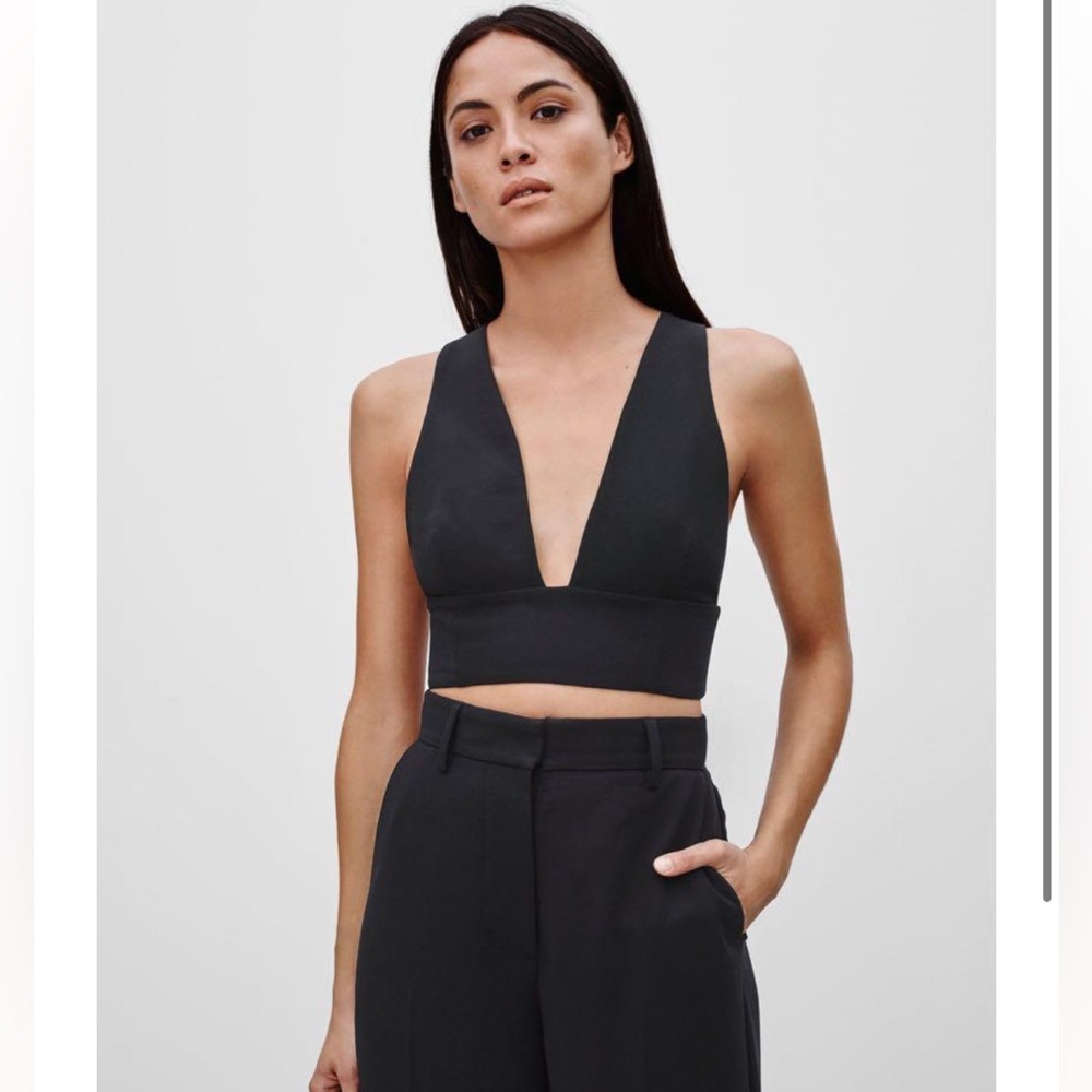 Aritzia Wilfred Gerland Top (Size: 6, Colour: Grey)